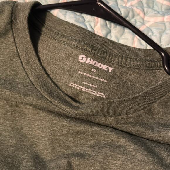 Hooey Zenith Olive Long Sleeve T Shirt 2XL - Picture 6 of 7